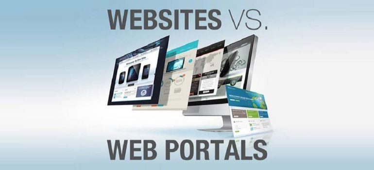 Web Portal And A Website